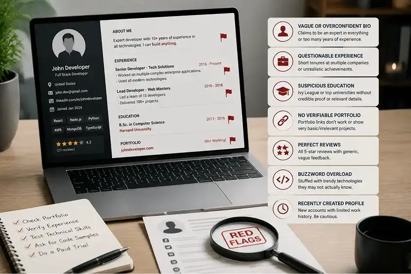 How to Spot a Fake Remote Developer Profile Before You Hire